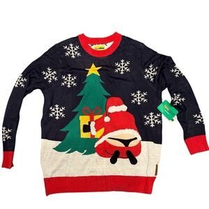 MEN'S WINTER WHALE TAIL UGLY CHRISTMAS SWEATER